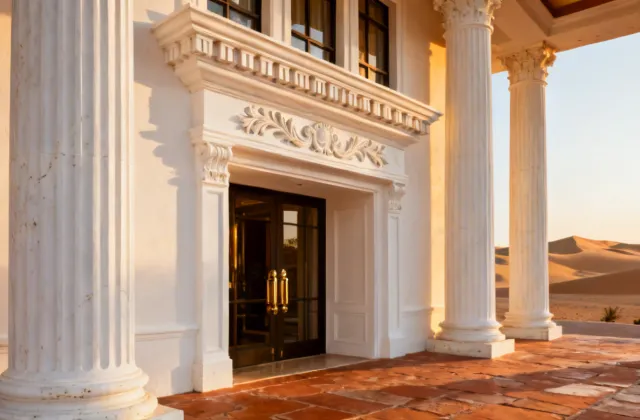Boutique hotel with Fypon classical millwork exterior
