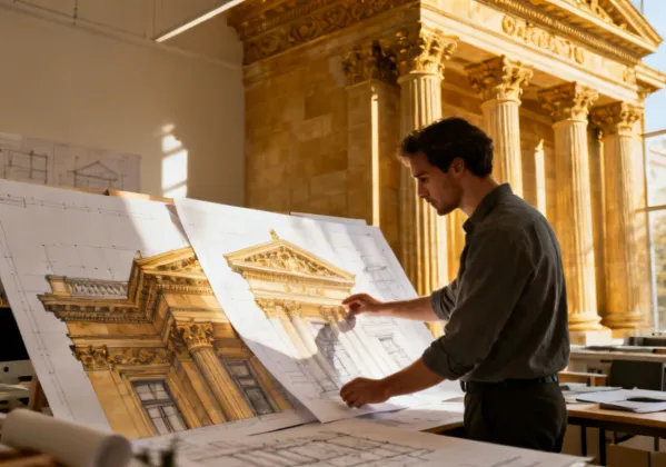 Architect specifying Fypon millwork for commercial project